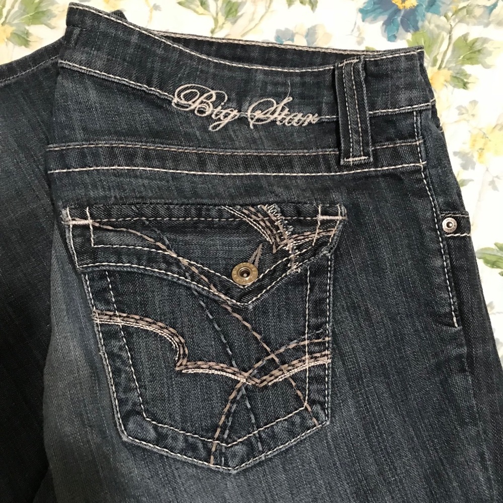 Big Star Jeans Maddie Mid Rise Size 34 XXL
